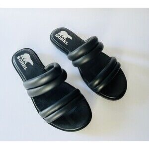 Sorel Ella ll Puff Slide Sandals‎ Flat Women’s 8 M